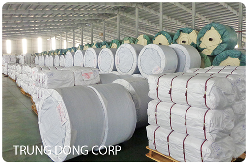 Rolled PP woven fabric